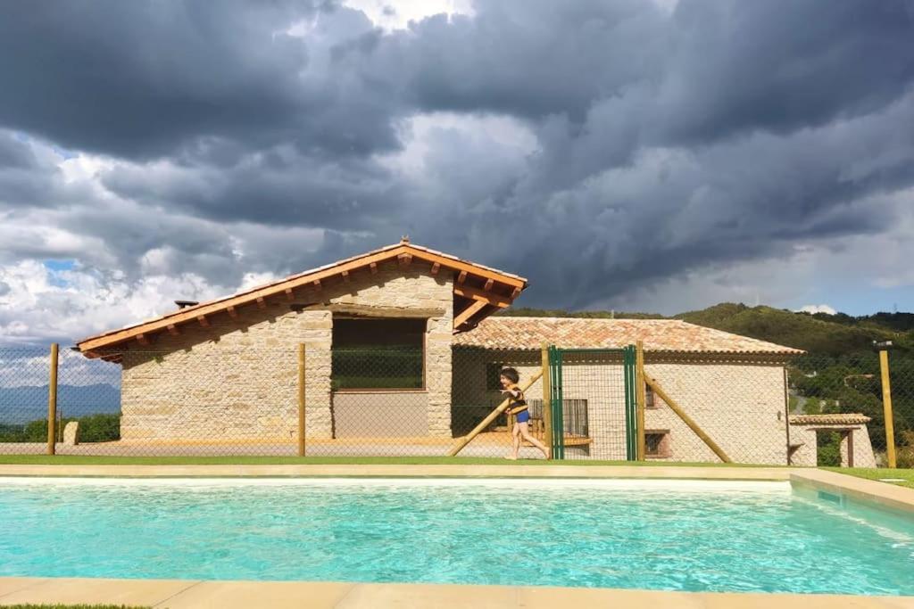 Villa Mas El Coll El Gurb Exterior foto